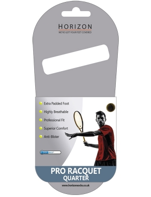 Horizon Men's Pro Racket Quarter Cut Socks